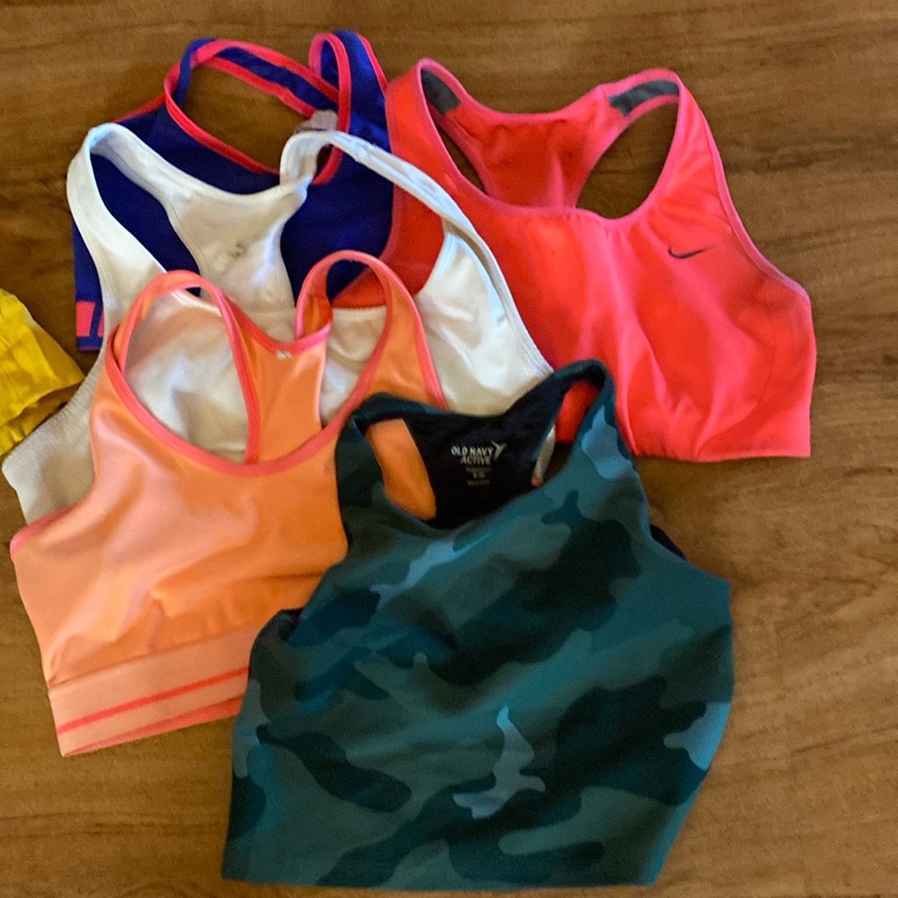 Bundle of girls S-M sports bras